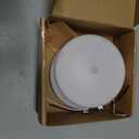 GZV RV LED Ceiling Puck Light, 2 Pack 4.5 Inch 10V-30V, Dimmable Interior Light for Boat, Camper, Travel Trailer, Motorhome (3000K Warm White)