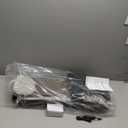 Shiatsu Back Massager with Heat, Massage Chair Pad Seat Cushion for Stress Relief, Deep Tissue Kneading & Roller, 2 Vibration Motors, Back Waist Hip Massager, PU Leather, with 2 Adapters