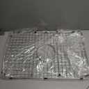 Serene Valley Sink Bottom Grid 22" X 14-1/2", Centered Drain with Corner Radius 3/8", Sink Protector SVH2215C