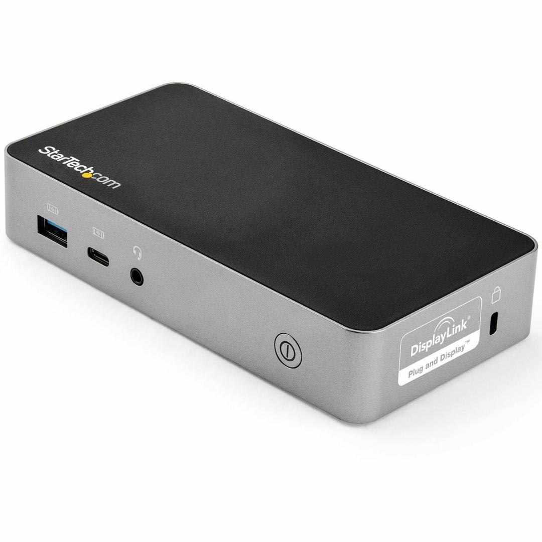 StarTech.com USB-C Dock - Dual Monitor 1080p HDMI Laptop Docking Station - 65W Power Delivery - 1x USB-C, 3x USB-A, Ethernet - Dual Video Display USB 3.1 Gen 1 Type-C Dock - Mac & Windows (DK30CHHPD)