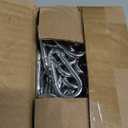 Carabiner, Heavy Duty Galvanized Steel Spring Snap Hook Carabiner Clips with 220LBS Holding Capacity, Ideal for Outdoor, Hammock, Swing and Travel (M5 2Inch, 50PCS)