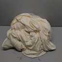 4 Pack 8ft Ivory Spandex Table Cloths for Rectangle Tables Wrinkle Free Ivory Rectangle Tablecloths, Stretch Fitted Table Cover with Skirt for Wedding Birthday Party Banquet Baby Shower Buffet Event