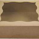 CHERRY 9"x9"x3"Brown Bakery Boxes with PVC Window for Pie and Cookies Boxes Small Natural Kraft Paper Box 9x9x3inc,Pack of 15