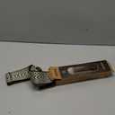 Aisin Gioro Rifles Slings, 2" Wide Weave Cotton Slings with Double Layer Crazy Horse Leather Ends and for Rifles and Shotguns, Equip Sling Swivels (Retro green weave)