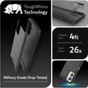 TUDIA Merge [Military Grade] Designed for Motorola Moto G Power 5G 2024 Case - [NOT FIT Moto G 5G 2024] Dual Layer Shockproof Slim Tough Heavy Duty Protective Phone Cases - Matte Black