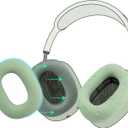 SOULWIT Silicone Ear Pads Cover Protector for AirPods Max Headphones Cushions, Sweatproof, Easily Washable, Rugged Durability - Green