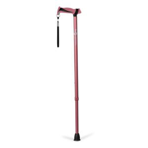 Walking Cane, Folding Cane, Portable Aluminium Alloy Frosted Anti‑Skid Elderly Walking Stick Multifunction Folding Ultralight Tbr