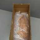 Wicker Picnic Basket with Handle, 15" Large Picnic Basket with Lid & Removable Liner, Vintage Hand Woven Basket with Blanket for Picnics, Camping, Thanksgiving, and Birthday (3-person, Grey-white Stripes)