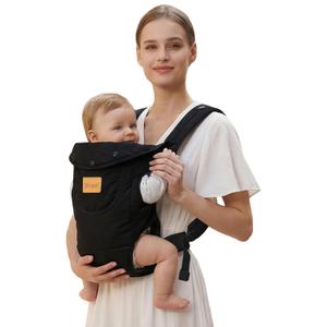 Baby Carrier Newborn to Toddler(7-30lbs), Toddler Carrier Baby Holder Carrier with Adjustable Shoulder Strap, Chest Carriers, Black