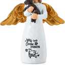 Guardian Angel Girl Embrace Dog Memorial Gifts for Loss of Doggy Pet Memorial Gifts for Pooch Death Sympathy Gifts for Loss of Doggie Passing Away Gifts Puppy Remembrance Gift