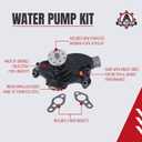 Water Circulating Pump Kit - Fits Mercruiser, Stern Drive & Volvo Penta, 1968-1998 OMC,Chrysler & Indmar - Inboard 4.3, 5.0, 5.7L V6/V8 Boat Engines - 8M0113734, 18-3599-2, 15201, 9-42606, 8503991
