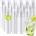 Clawsoff 1000 Pack 9 oz Clear Plastic Cups, Small Plastic Cup Bulk, Clear Disposable Cocktail Cup, Cold Party Drinking Cups for Picnics, Ceremonies, Events