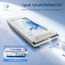 WSKEN 4 Pack Front Privacy Screen Protector for Samsung Galaxy Z Fold 7 - [24 Anti Spy] [Auto Dust Remove] [Zero Bubble] Top 9H+ Tempered Glass 12X Shatterproof Case Friendly, Easy Installation