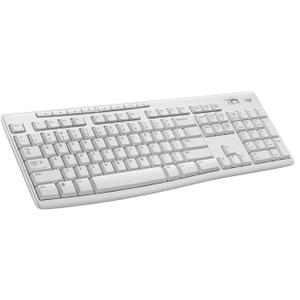 Logitech MK270 Wireless Keyboard, 8 Multimedia and Shortcut Keys,, for PC, Laptop - Off White