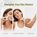 Advanced Ceramic Gua Sha Tool, Body gua sha tool for Women Men, Korean Guasha Massage Tool for Fascia Massage and CelluliteLymphatic Drainage Tool, Face Sculpting Tool & Acupressure tool