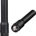Bingfu Dual Band VHF UHF 136-174MHz 400-470MHz Ham Radio Antenna Two Way Radio Walkie Talkie 2.5 inch Mini Soft Whip SMA Female Antenna 2-Pack for Wouxun Baofeng BF-F8HP UV-5R UV-82 BF-888S