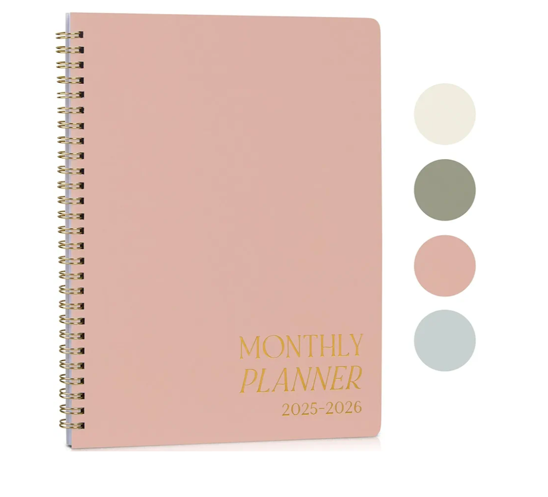 Beautiful 2025-2026 Monthly Planner and Calendar Book - To Do List Notebook That Easily Organizes Your Tasks to Boost Productivity - Runs From January 2025 Until December 2026