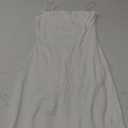 LILLUSORY Womens Summer Casual Slip Dresses Spaghetti Strap Double Lined Bodycon Maxi Dress (Small, White)