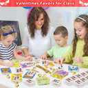 ABERLLS Valentines Day Cards for Kids School, 24 Pack Watercolor Paint Sets with Greeting Cards, Valentines Day Gifts for Kids Classroom Exchange Gifts, Valentine Party Favors for Boys and Girls