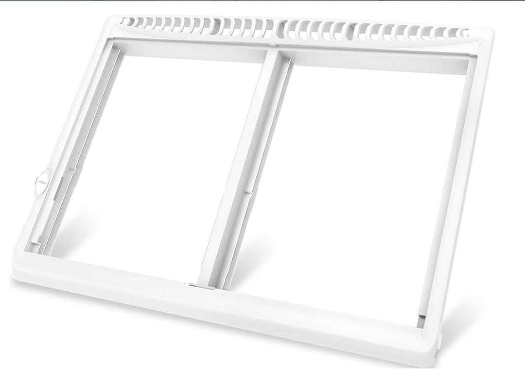 240364793 Refrigerator Crisper Drawer Cover Frame Replacement for Frigidaire Crisper Drawer Replaces 240364713 Crisper Pan Cover Unit 240364763 240364786 Fridge Crisper Shelf Cover