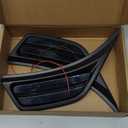 Voodonala for Jeep JL LED Fender Marker Lights,Side Turn Signal Lamp LED Amber Blinker Turn Signal Lights Mudguard Indicator Light for 2018-2025+Jeep Wrangler JL JLU Gladiator JT Accessories,Smoke 2pc