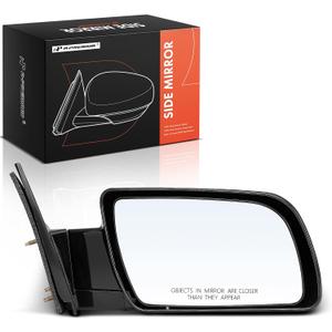 A-Premium Passenger Side Manual Door Mirror - Compatible with Chevy & GMC - Blazer(92-94), C/K 1500 2500 3500(88-99), Tahoe(95-00), Yukon(92-00) - Non-Heated Manual Folding