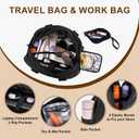 Lunch Tote Bag for Women, Quilted Puffer Work Purse with 15.3 Inch Laptop Compartment, for Office, Teacher, Nurse