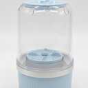 Underwear Washer, Portable Mini Washing Machine, 3000mAh Rechargeable Cordless Washing-machine, Portable Small Wireless Washing Machine for Home Use, for Underwear, Small Loads, Baby Clothes (Blue)