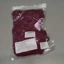 Women's High Waisted Bikini Sets V Neck Twist Front Ruched Bathing Suit Padded Lace Up Back Two Piece Swimsuit (L)