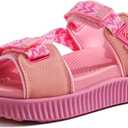KuaiLu Womens Orthopedic Walking Sandals Arch Support Recovery Sport Outdoor Hiking Water Sandles Thick Athletic Cushion Comfortable Plantar Fasciitis Adjustable Sandals US6-12 (Pink)