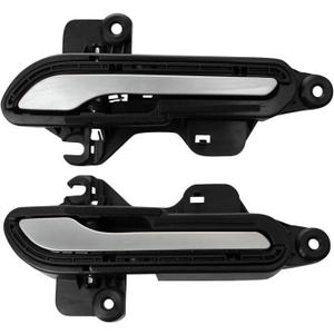 TRQ Left and Right Exterior Door Handle Set Drivers Side Compatible with 17-22 Tesla 3