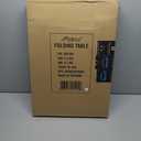 Melino Wooden Folding Outdoor Side Table, FSC Certified Acacia Weatherproof Side Tables, Wood Folding Small Table for Outdoor, Patio, Porch, Pool, Backyard, Garden, Balcony and Deck - Chestnut