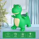 INPANY Bouncy Horse, Dinosaur Hopper Toys for 2 Year Old Boy, Toddlers Bouncing Animal, Inflatable Hopping Buddies for Kids, Ride on Rubber Bouncer, Indoor Outdoor Birthday Gifts Toy for 3 4 Yr Girl
