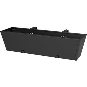 Railing Planter Box - Heavy Duty Window Boxes, 36 Deck Railing Planter Boxes with Adjustable Bracket, Deck Planters for Railing Outdoor Fence (1 Pack)