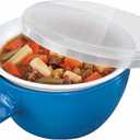Ceramic Handy Gourmet Cool Touch Microwave Bowl