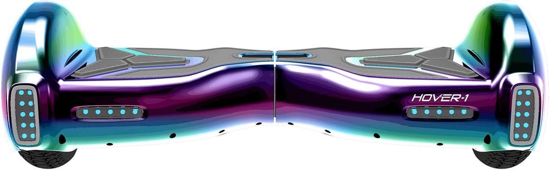 Hover-1 H1 Electric Self Balancing Hoverboard with 9 mph Max Speed, Dual 200W Motors, 9 Mile Range, and 6.5 Wheels Self Balancing Scooter (Iridescent)