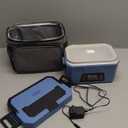 Cordless Electric Lunch Box for Adults, APP Control Heated Lunch Box for Men Food Warmer 9000mAh Rechargeable Lunch Box 248 Self Heating Lunch Box, 5-sided Fast Heated lunchbox for Work/Outdoor/Gifts (Blue)