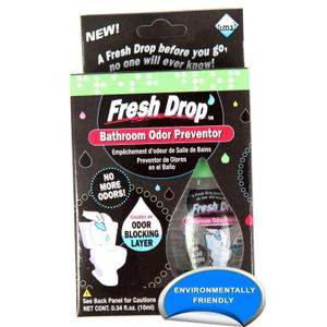 Fresh Drop Bathroom Odor Preventor. 3 Pack