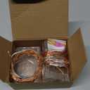 Sanniu Led Fairy Lights Battery Operated, 2 Packs Mini Battery Powered Copper Wire Starry String Lights for Christmas,Bedroom,Wedding,Parties,Patio,Indoor,Home Decoration (5m/16ft Multicolor)