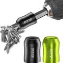 Strong Magnetic Screw Ring: 1/4 Inch/ 6.35 mm Universal Magnetic Screw Holder - Removable Magnetic Screwdriver Drill Bit Holder for Hex Screwdriver and Power Bits (2 Pcs)