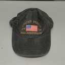 250 Anniversary USA Hat Baseball Cap for Men Women Embroidered (Black, M)