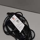 16/3 25 FT Outdoor Extension Cord Waterproof, Weatherproof & Flame Retardant Black 3 Prong Power Cord Outside for Lawn & Garden, 13 Amps 1625 Watts 125 VAC 16AWG SJTW, ETL Listed