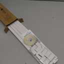 Delamu 157in Cord Covers for Wires on Wall, Cord Hider for 1 Cord, Paintable Cable Hider, Cable Management Wire Covers for Cords, W0.55 H0.4in, White