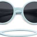 SOJOS Baby Polarized Sunglasses with Strap Round UV400 Protection Toddler Girls Boys Age 0-24 Months SK5613A