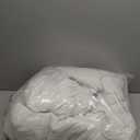 HYLEORY Queen Mattress Pad Quilted Fitted Mattress Protector Cooling Pillow Top Mattress Cover Breathable Fluffy Soft Mattress Topper with 8-21" Deep Pocket (White)