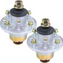 2 Pack AM144608 Spindle Assembly Kit Replace John Deere Spindle Assembly AM144608 John Deere AM144608 Spindle for John Deere S240, X350, X380, Z335E, Z355E, Z375R, Z525E ZTrak Mowers
