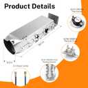 DC97-14486A Dryer Heating Element Kit, Fit for Samsung Amana Maytag Dryers, Replaces DC9714486D, DC9708891A, AP4342351, AP4452178