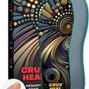 CRUVHEAL Memory Foam Shoe Inserts - for Men and Women - Extra Cushion Insoles - Soft and Comfortable (Men 15 - Women 16) (Multicolor)