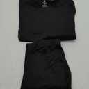 PISIQI Thermal Underwear Women Ultra-Soft Long Johns Set Base Layer Skiing Winter Warm Top & Bottom XS