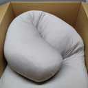 Momcozy Pregnancy Pillows for Sleeping, U Shaped Full Body Maternity Pillow for Side Sleeping - Support for Back, Legs, Belly, HIPS, 57 Inch, Grey